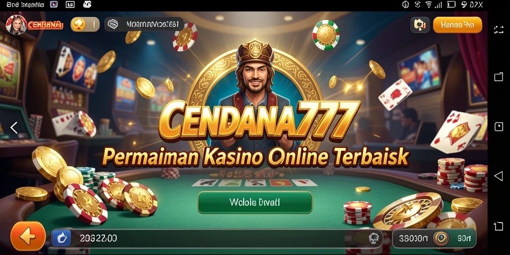 Tampilan gameplay seru CENDANA777 yang menampilkan berbagai permainan Kasino.