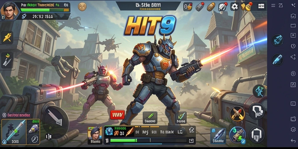 Tampilan menarik dari gameplay HIT9 dengan elemen strategi mendalam.