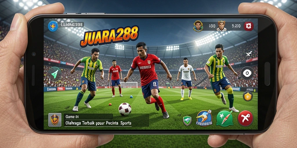 Tampilan gameplay JUARA288 yang penuh semangat di lapangan.