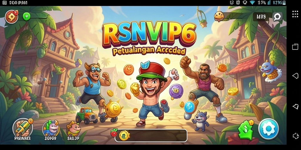 Screenshot gameplay RSNVIP6 menampilkan karakter dalam aksi seru.