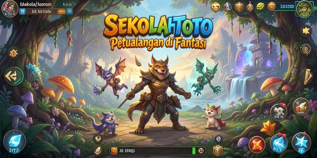 Tampilan gameplay SEKOLAHTOTO yang menarik dan penuh aksi.