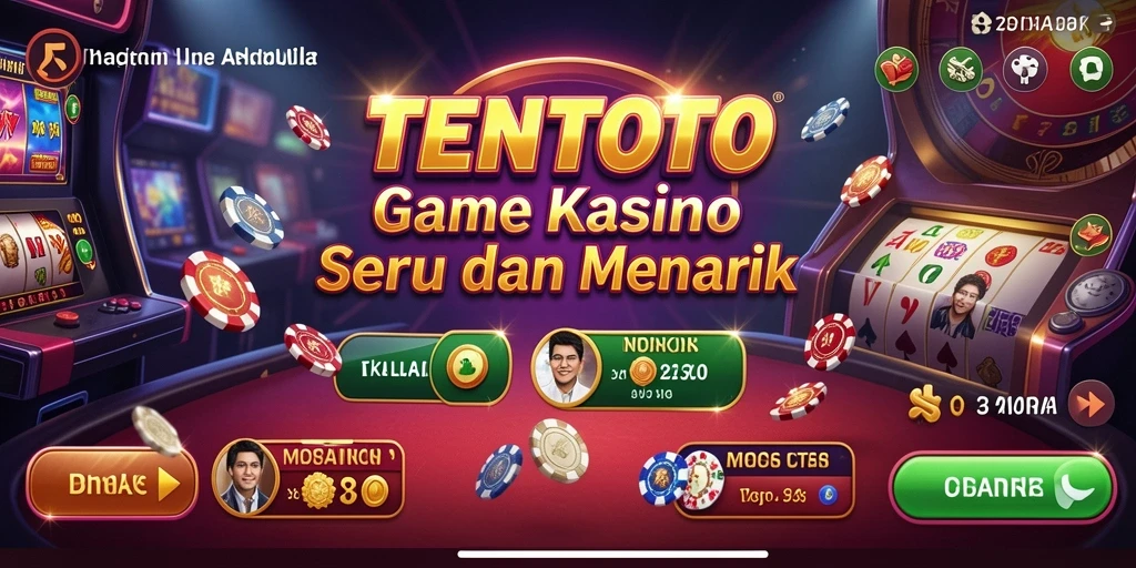 Tampilan gameplay TENTOTO yang mendebarkan dan menarik.